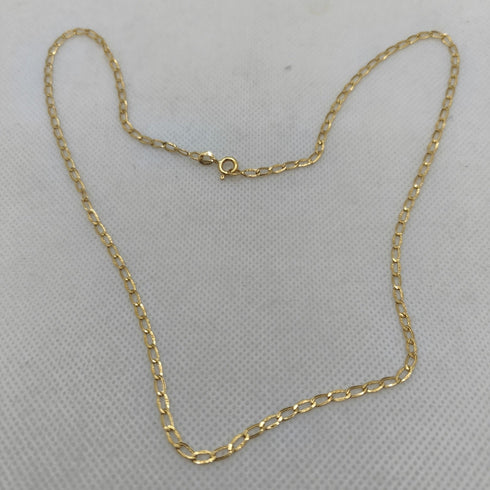 Collana oro 18K maglia piatta 50 cm 2.80 gr | Gioiellitosti.it