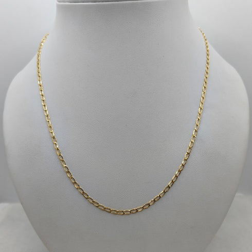 Collana oro 18K maglia piatta 50 cm 2.80 gr | Gioiellitosti.it