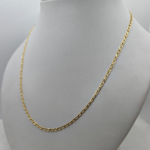 Collana oro 18K maglia piatta 50 cm 2.80 gr | Gioiellitosti.it