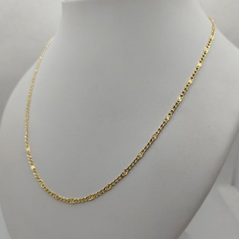 Collana oro 18K maglia piatta 50 cm 3.50 gr | Gioiellitosti.it
