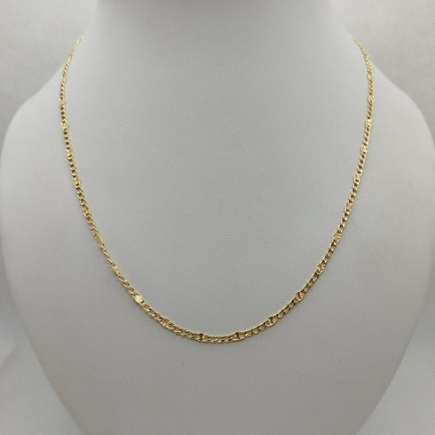 Collana oro 18K maglia piatta 50 cm 3.50 gr | Gioiellitosti.it