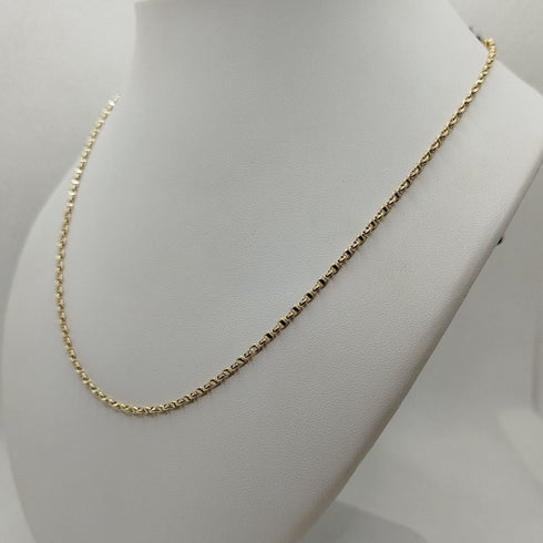 Collana oro 18k Unisex catena maglia 50 cm 3.60 gr | Gioiellitosti.it