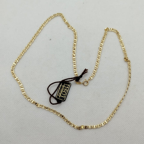 Collana oro 18k Unisex catena maglia 50 cm 7.20 gr | Gioiellitosti.it