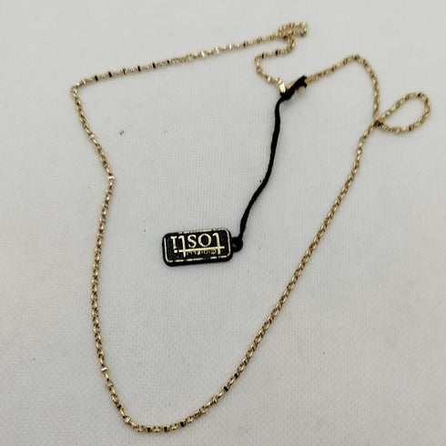 Collana oro 18k Unisex Catena maglia tubolare 48 cm 3.60 gr | Gioiellitosti.it