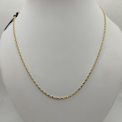 Collana oro 18k Unisex Catena maglia tubolare 48 cm 3.60 gr | Gioiellitosti.it