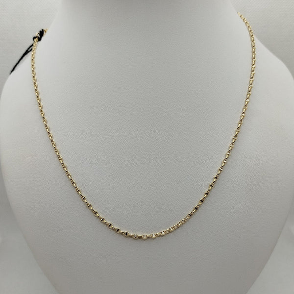 Collana oro 18k Unisex Catena maglia tubolare 48 cm 3.60 gr | Gioiellitosti.it