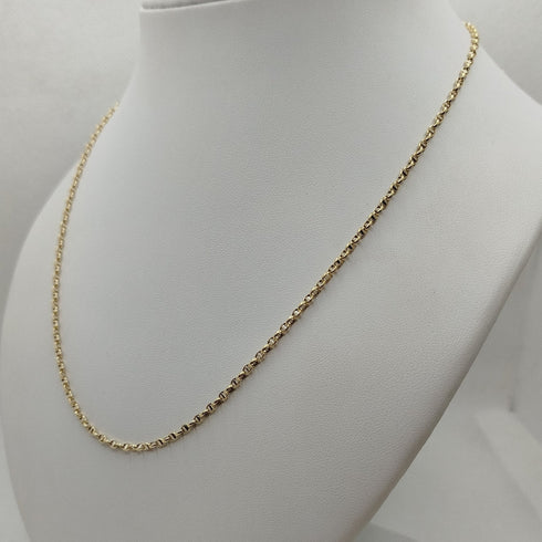 Collana oro 18k Unisex Catena maglia tubolare 48 cm 3.60 gr | Gioiellitosti.it