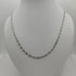 Collana oro bianco 18k catena intrecciata 50 cm 4,40 gr | Gioiellitosti.it