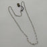 Collana oro bianco 18k catena intrecciata 50 cm 4,40 gr | Gioiellitosti.it