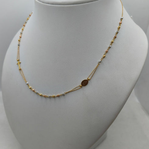 Collana Rosario oro 18 kt Girocollo 45 cm 4.10 g | Gioiellitosti.it