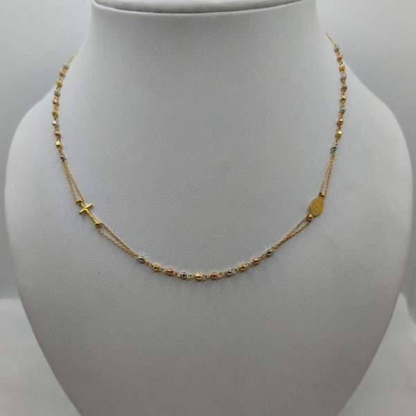 Collana Rosario oro 18 kt Girocollo 45 cm 4.10 g | Gioiellitosti.it
