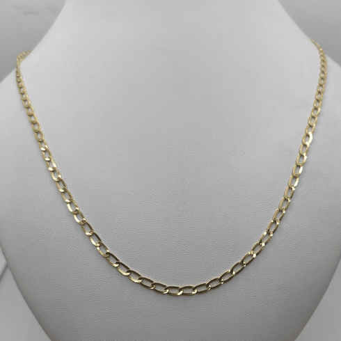 Collana Uomo oro 18k catena maglia ovale 60 cm 5,80 gr | Gioielli Tosti