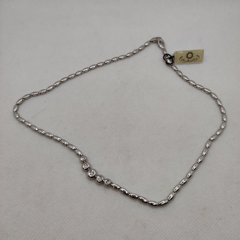Collier oro bianco e diamanti | Gioiellitosti.it