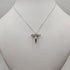 Croce con diamanti e Collana oro 18k bianco | Gioiellitosti.it