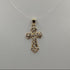 Croce in oro traforata diamantata 1.50 gr | Gioiellitosti.it