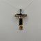 Croce uomo oro bianco e giallo 3.90 gr | Gioiellitosti.it