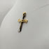 Crocifisso Ciondolo oro bianco e giallo 18K 5.0 gr | Gioiellitosti.it
