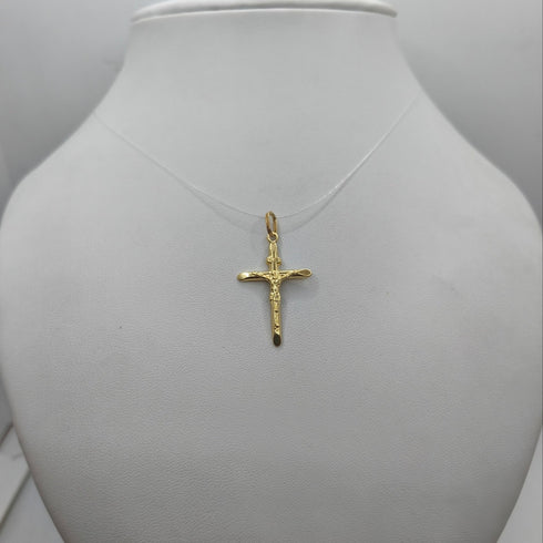 Crocifisso in oro 18 kt 1.0 gr forma a rilievo | Gioielli Tosti
