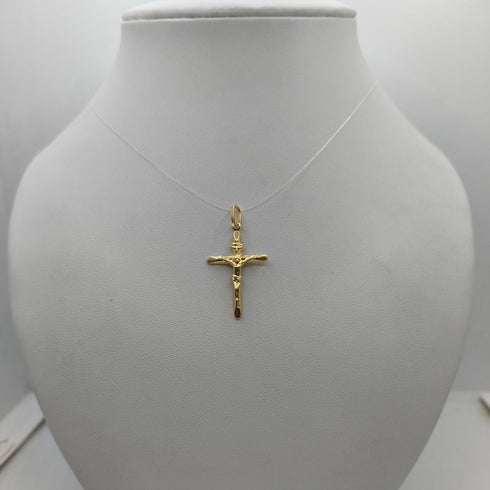 Crocifisso in oro 18 kt 1.0 gr forma a rilievo | Gioielli Tosti