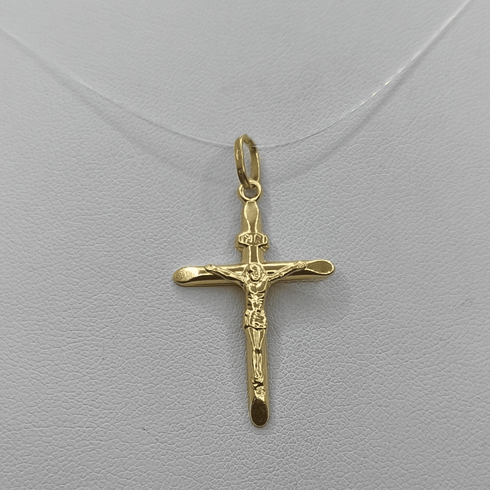 Crocifisso in oro 18 kt 1.0 gr forma a rilievo | Gioielli Tosti