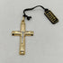 Crocifisso in oro 18 kt giallo e bianco 3.20 gr | Gioiellitosti.it