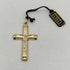 Crocifisso in oro 18 kt giallo e bianco 3.20 gr | Gioiellitosti.it