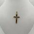Crocifisso in oro 18 kt giallo e bianco 3.20 gr | Gioiellitosti.it