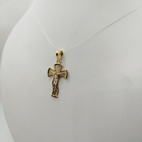 Crocifisso in oro giallo 18 carati 2.50 gr | Gioiellitosti.it