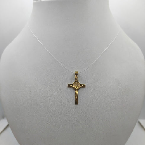 Crocifisso oro 18 kt con lavorazione in rilievo 1.45 gr | Gioielli Tosti