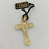 Crocifisso oro 18k Giallo e Bianco 2.70 gr | Gioiellitosti.it