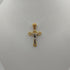 Crocifisso oro 18k Giallo e Bianco 2.70 gr | Gioiellitosti.it