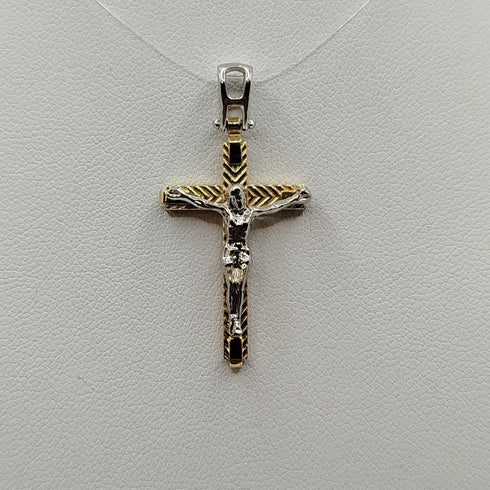 Crocifisso oro 18k uomo 2.0 gr | Gioiellitosti.it