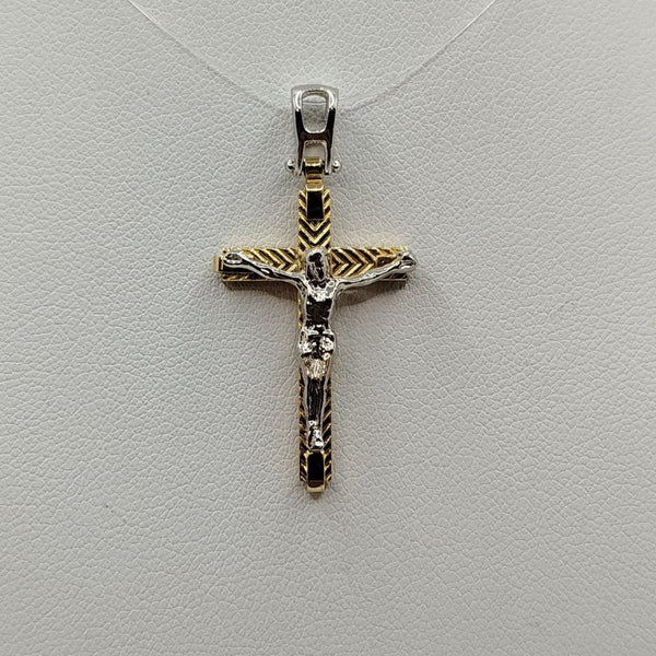 Crocifisso oro 18k uomo 2.0 gr | Gioiellitosti.it