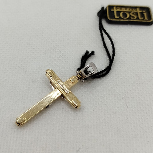 Crocifisso oro 18k uomo 2.0 gr | Gioiellitosti.it