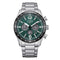 Cronografo Citizen Aviator Crono Eco Drive CA4654 - 55X Verde | Gioiellitosti.it