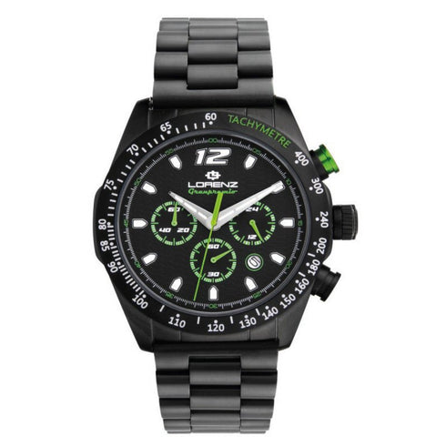 Cronografo Uomo Acciaio Verde Lorenz 030278CC | Gioielli Tosti