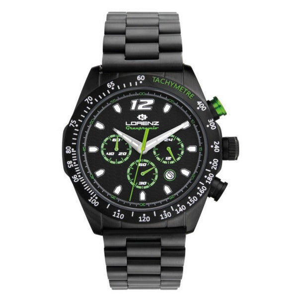 Cronografo Uomo Acciaio Verde Lorenz 030278CC | Gioielli Tosti