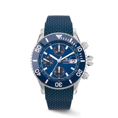 Cronografo Uomo Automatico Swiss Made Blu Lorenz 090012BB | Gioielli Tosti