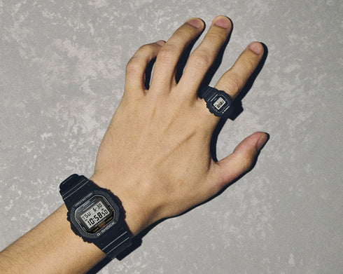 G - SHOCK DWN 5600 1ER NERO Anello Orologio | Gioiellitosti.it