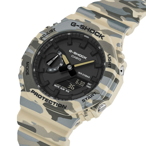 G - SHOCK GA 2100CM 5AER Camouflage Mimetico | Gioiellitosti.it