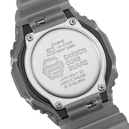 G - SHOCK GA - 2100K - 1AER Nightclub Nero Traslucido | Gioiellitosti.it