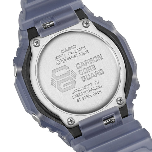 G - SHOCK GA - 2100K - 2AER Nightclub Blu Traslucido | Gioiellitosti.it