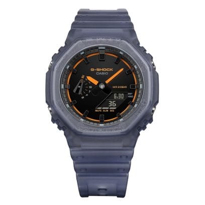 G - SHOCK GA - 2100K - 2AER Nightclub Nero Traslucido | Gioiellitosti.it
