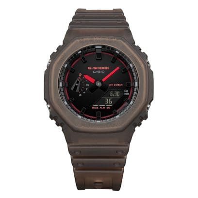 G - SHOCK GA - 2100K - 5AER Nightclub Marrone Traslucido | Gioiellitosti.it