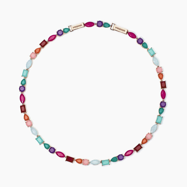 Girocollo Argento 925 e Cristallo di Rocca MABINA 553718 | Gioiellitosti.it