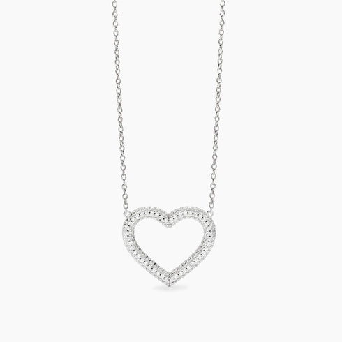 Girocollo MABINA 553832 VERA Argento con Cuore | Gioiellitosti.it