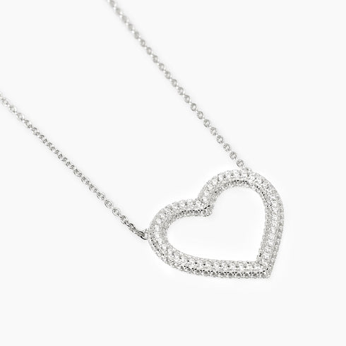 Girocollo MABINA 553832 VERA Argento con Cuore | Gioiellitosti.it