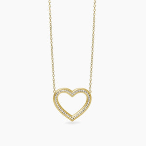 Girocollo MABINA 553849 VERA Argento Dorato con Cuore | Gioiellitosti.it