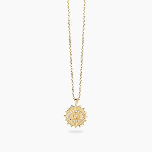 Girocollo Mabina 553900 Argento 925 Dorato Occhio Donna | Gioielli Tosti