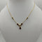 Girocollo oro 18k con pendente rubini e diamanti 43 cm 10 Gr | Gioiellitosti.it
